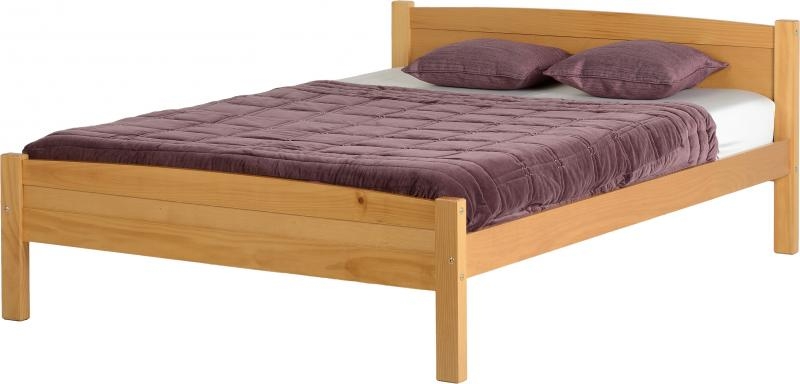 Amber Double Bed - Pine