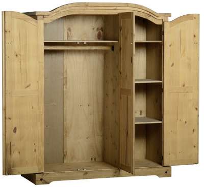 Corona Bedroom Furniture Corona 3 Door Wardrobe Flatpack2go