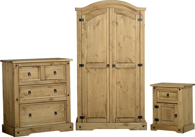 Corona Bedroom Furniture Set Mexican Pine Furniture
