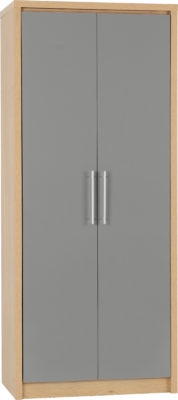 Sevile 2 Door Wardrobe - Grey