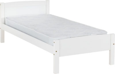 Amber Single Bed - White