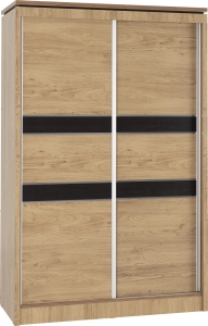 Charles Sliding Wardrobe - Oak