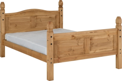 Corona King Size Bed - High