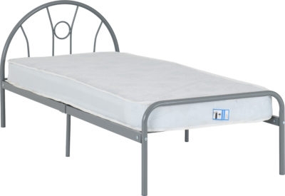 Nova Single Bed - Silver