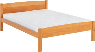 Amber Double Bed - Pine