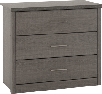 Lisbon 3 Drawer Chest - Grain