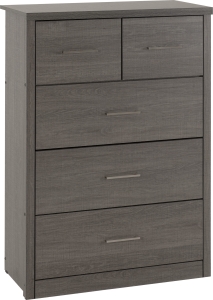 Lisbon 3+2 Drawer Chest - Grain