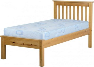 Monaco Single Bed Low - Pine