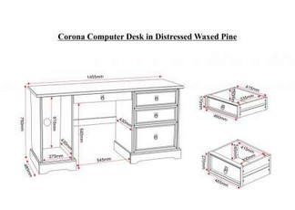 Image: 1205 - Corona Computer Desk