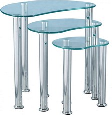 Cara Nest Of Tables - Clear