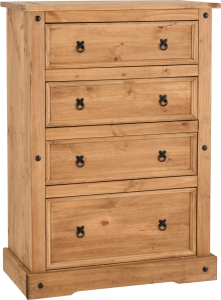 Corona 4 Drawer Chest