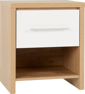 Seville Bedside Table - White