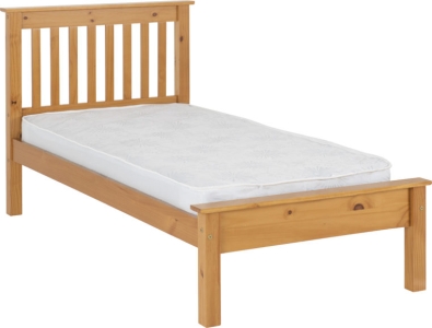 Monaco Single Bed Low - Pine