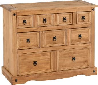 Corona 4+3+2 Drawer Merchant Chest