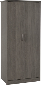 Lisbon 2 Door Wardrobe - Grain