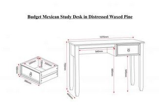 Image: 1204 - Budget Mexican Study Desk